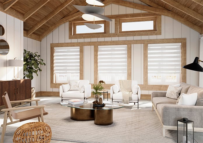 Shine, Silk White  - Day Night Blind - Image 7